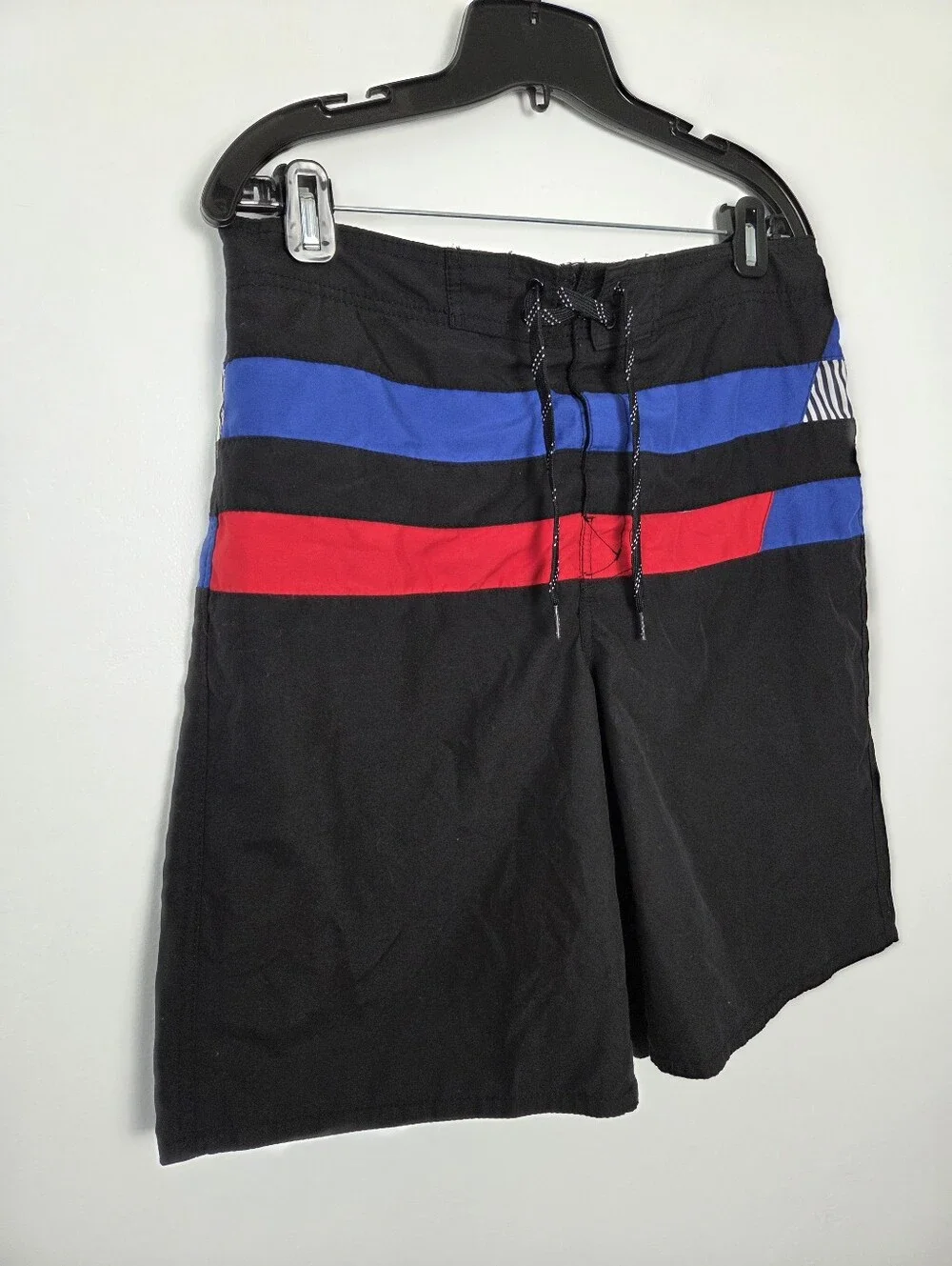Route 66 Men's Swim Trunks Bottoms Board Shorts Blue Large Pool Beach Vacation